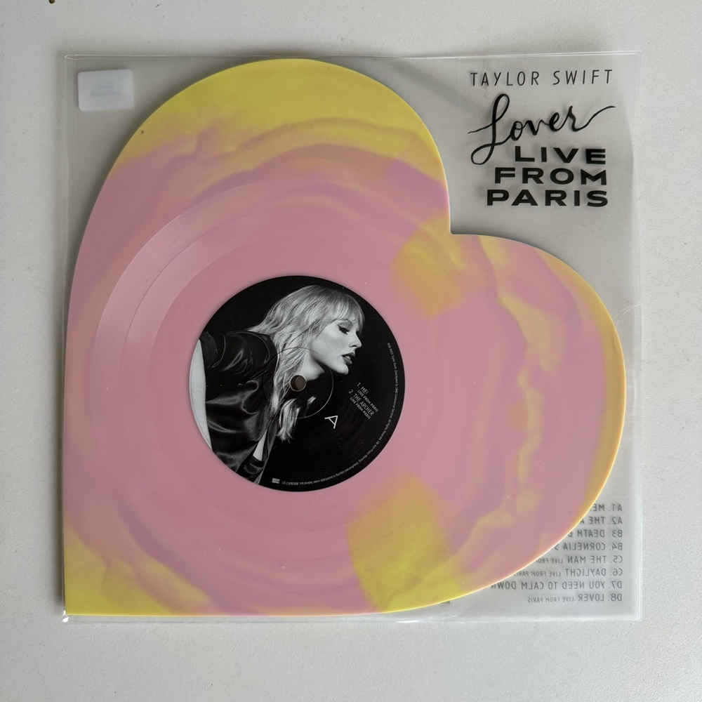 Taylor Swift Live From Paris Heart Vinyls NEW
